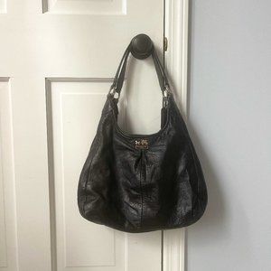 Coach - Maggie Hobo Bag - Black Leather